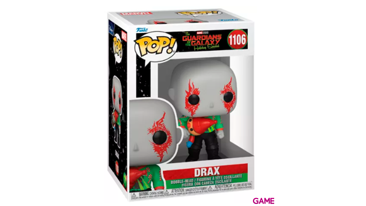 Figura Pop Guardianes de la galaxia Holiday Special: Drax-1