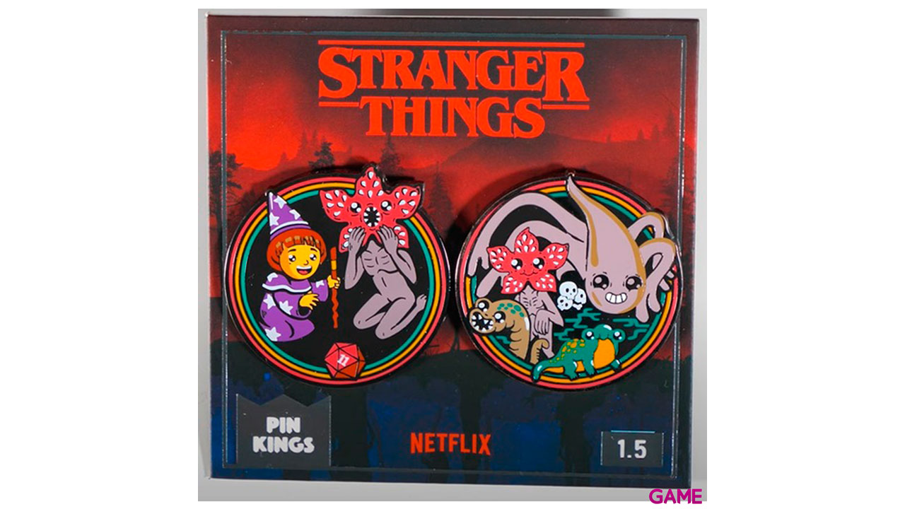 Set de Pins de Stranger Things: Demogorgon-0