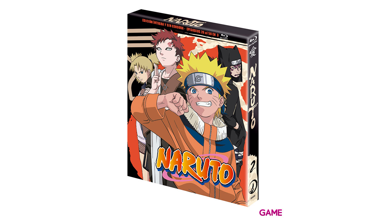 Naruto Bluray BOX 2 - Episodios 26 a 50-0