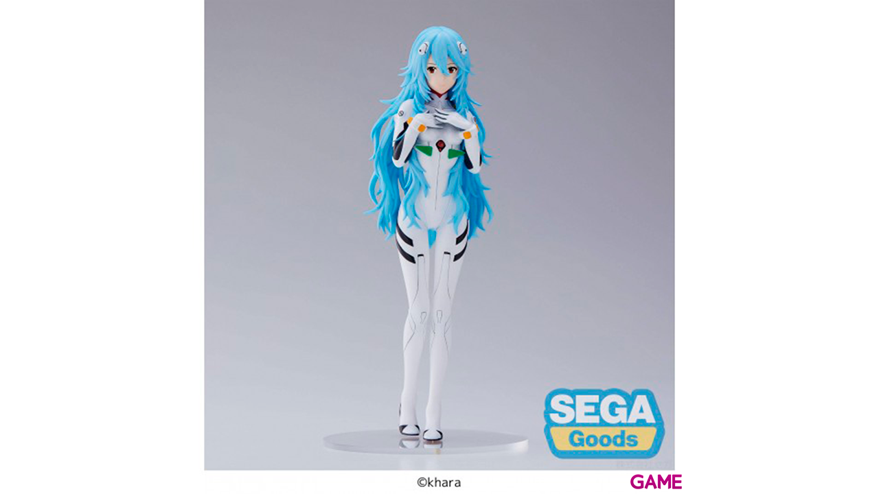Figura Evangelion: Rei Ayanami Pelo Largo-0