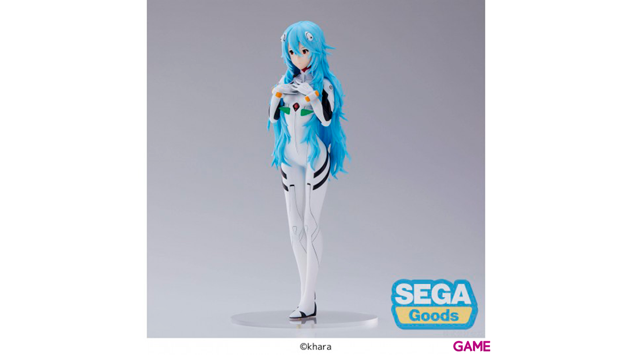 Figura Evangelion: Rei Ayanami Pelo Largo-1