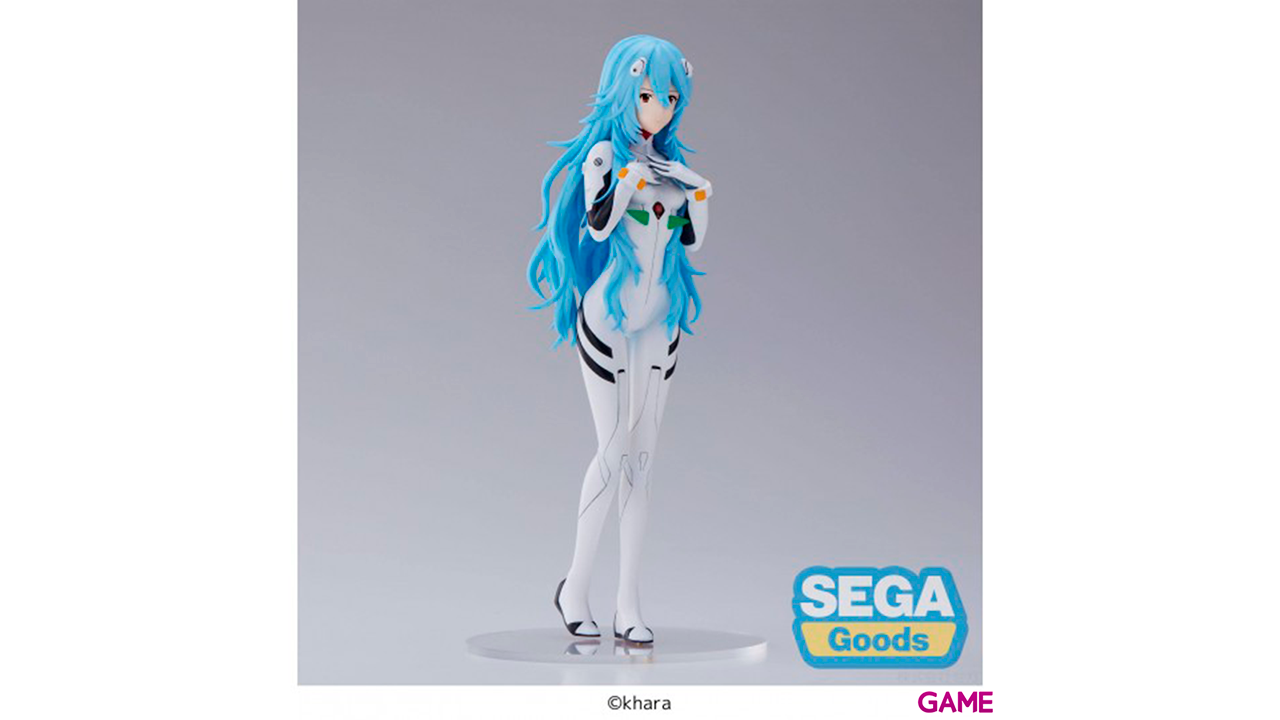 Figura Evangelion: Rei Ayanami Pelo Largo-3