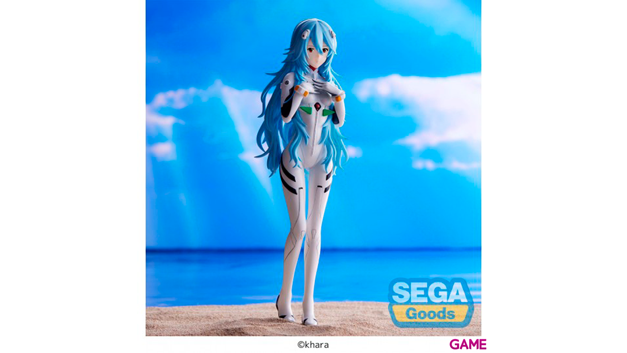 Figura Evangelion: Rei Ayanami Pelo Largo-4