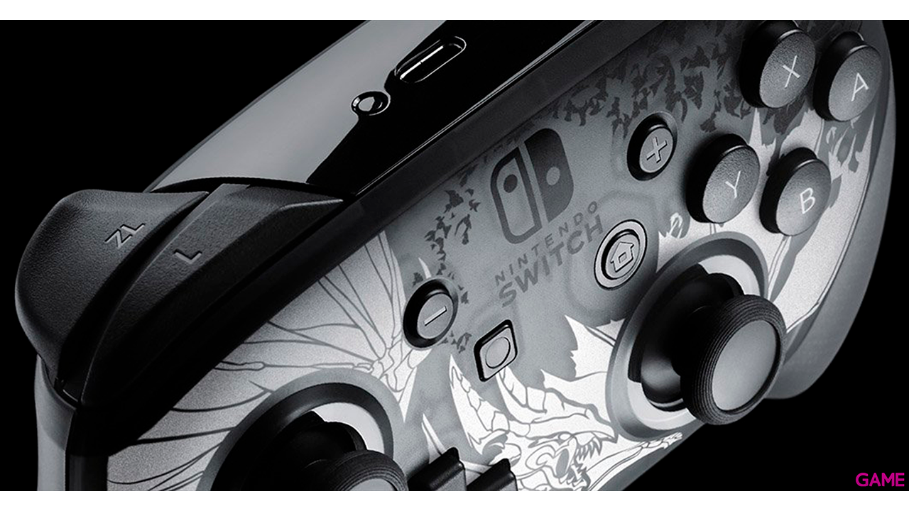 Nintendo Switch Pro Controller Edición Monster Hunter Rise Sunbreak-2