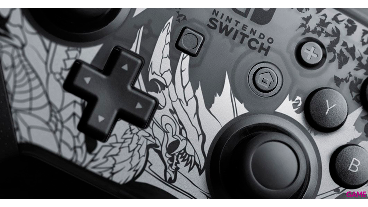 Nintendo Switch Pro Controller Edición Monster Hunter Rise Sunbreak-3