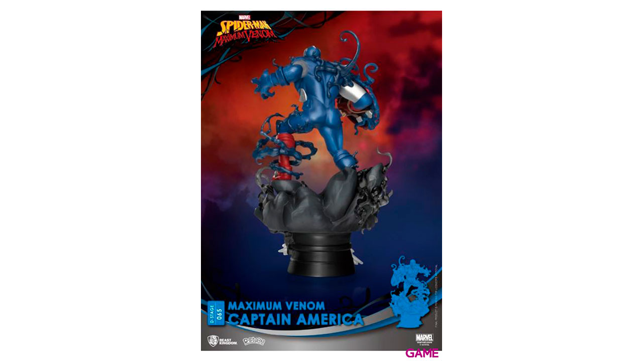 Figura Marvel: Maximum Venom y Capitán América-3