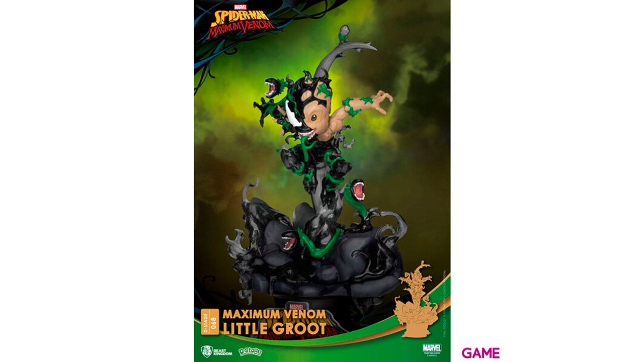 Figura Marvel: Maximum Venom y Little Groot-5