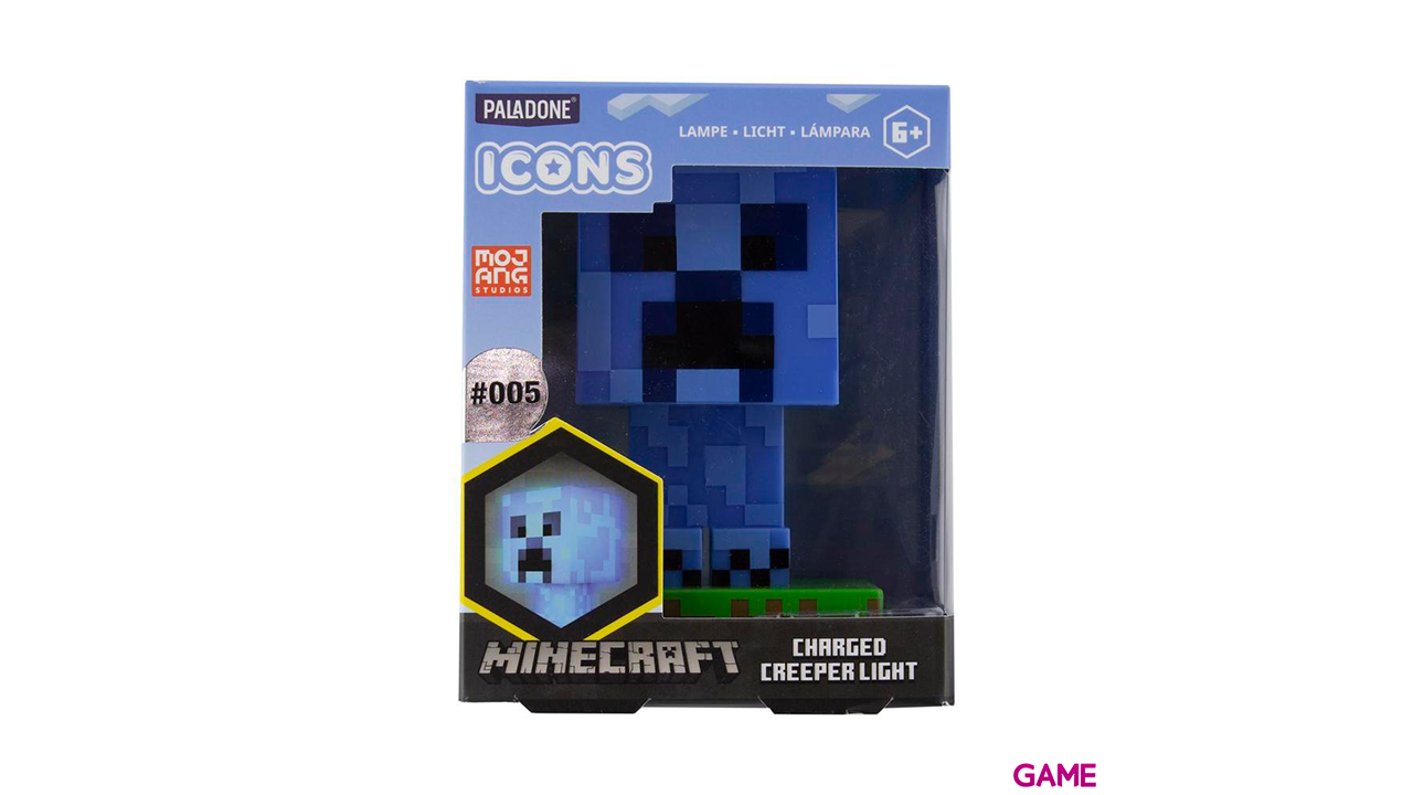 Lámpara Minecraft: Creeper Cargado 2-0