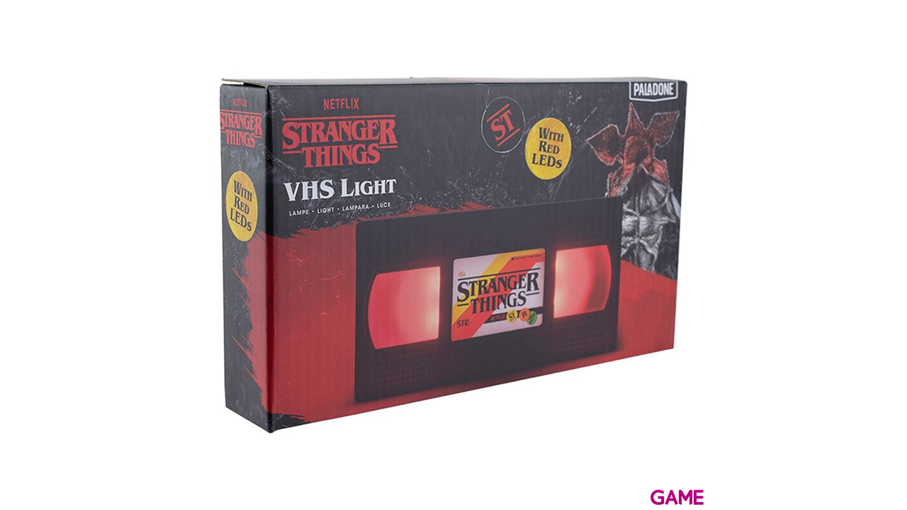 Lámpara VHS con Logo Stranger Things-3