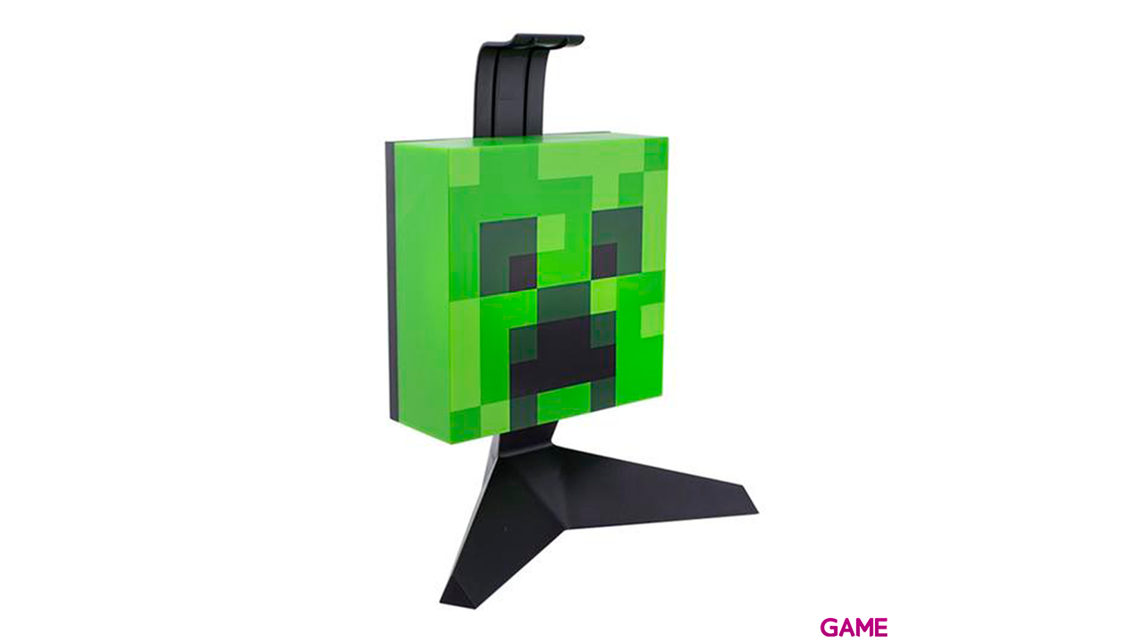Lámpara Minecraft Cabeza de Creeper-0