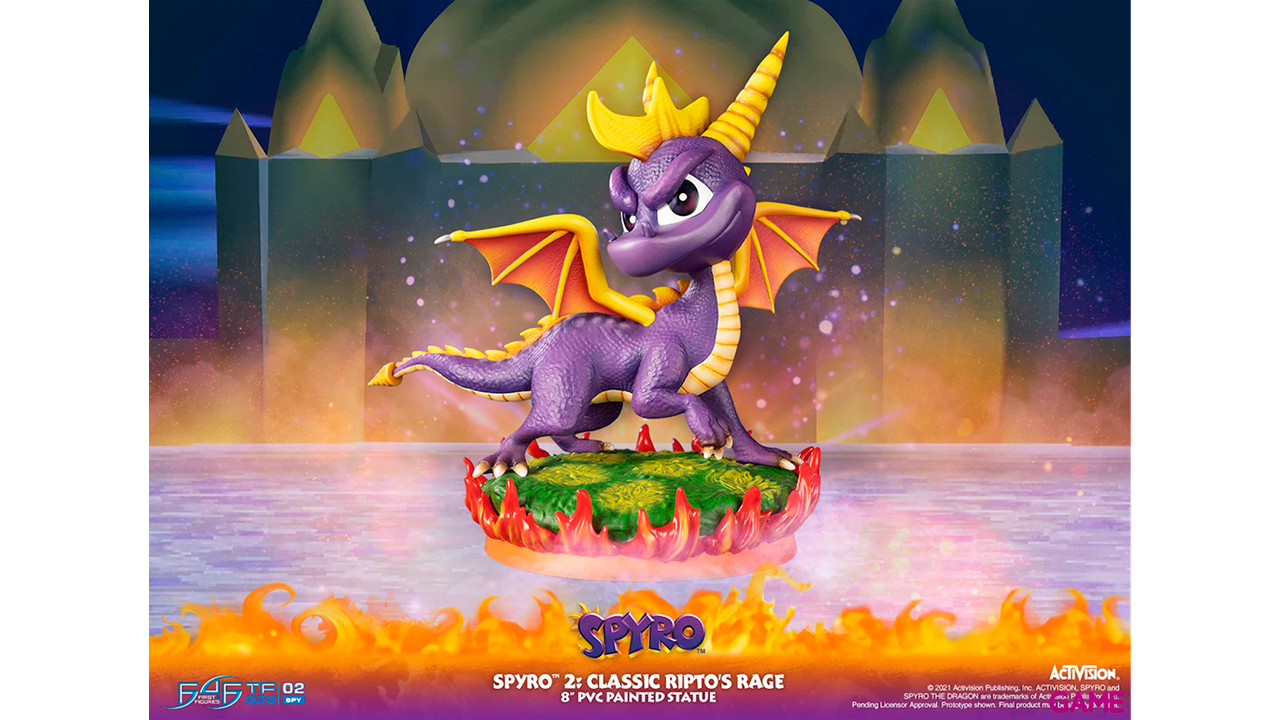 Estatua Spyro 2 Classic Ripto´s Rage-1