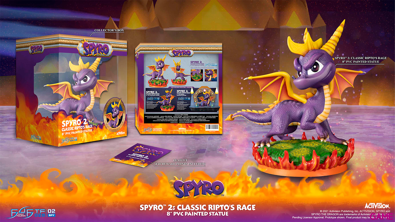 Estatua Spyro 2 Classic Ripto´s Rage-4