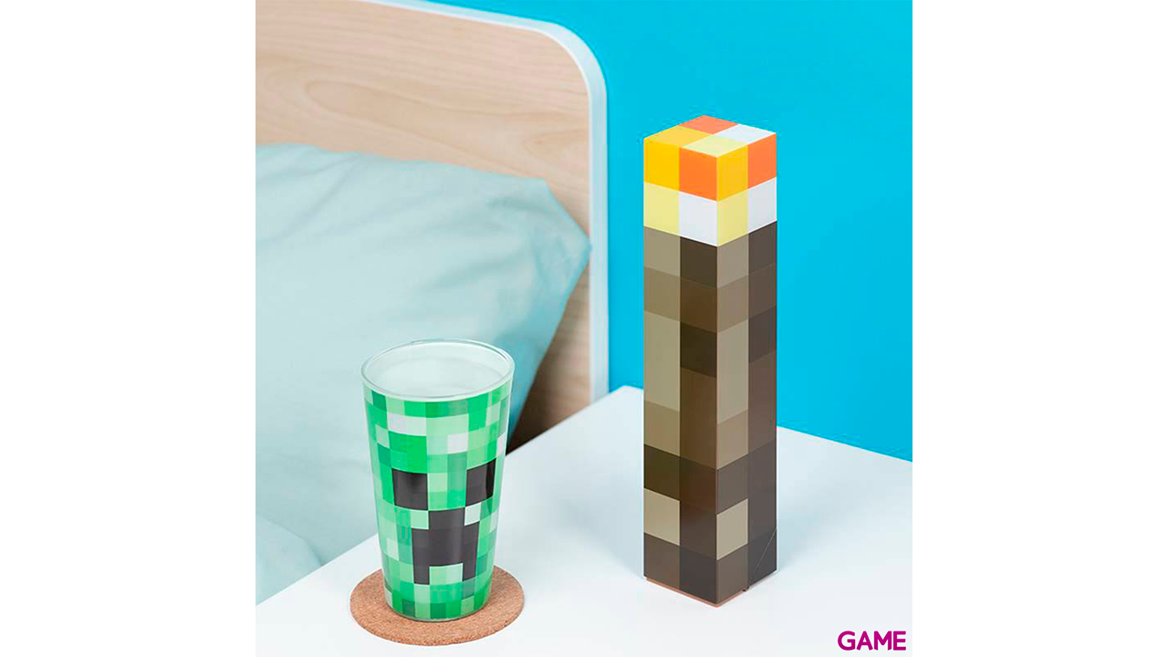 Lámpara Antorcha Minecraft-1