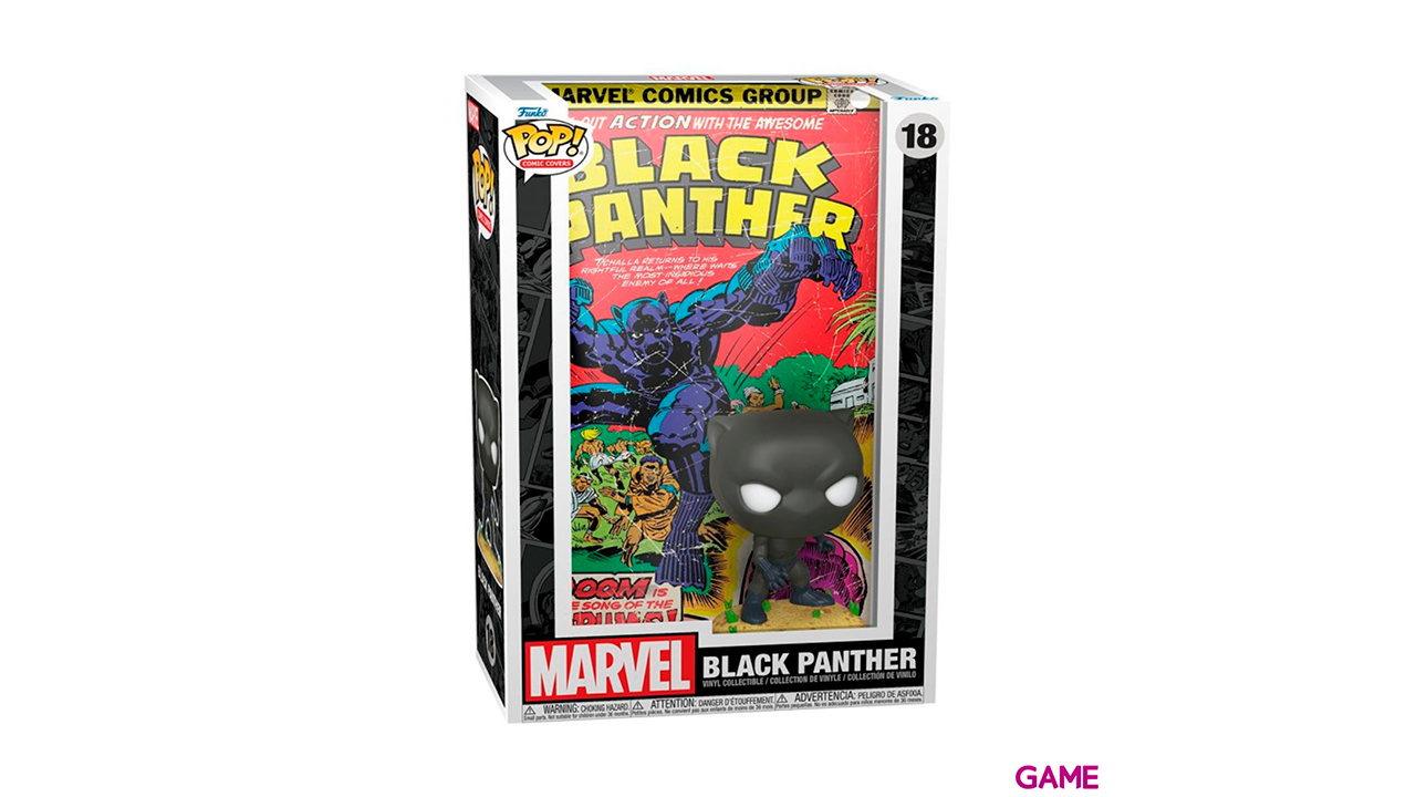 Figura POP Marvel: Pantera Negra (Comic)-1