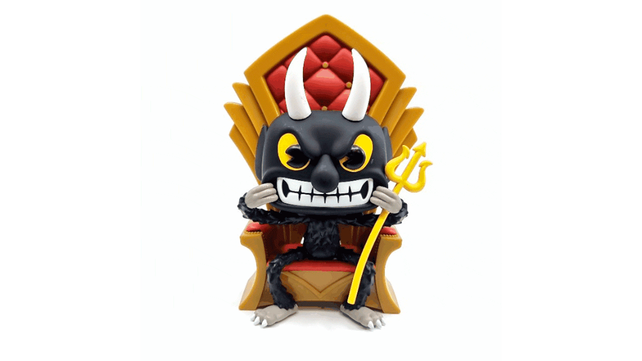 Figura POP Cuphead Deluxe: Devil en Silla-0
