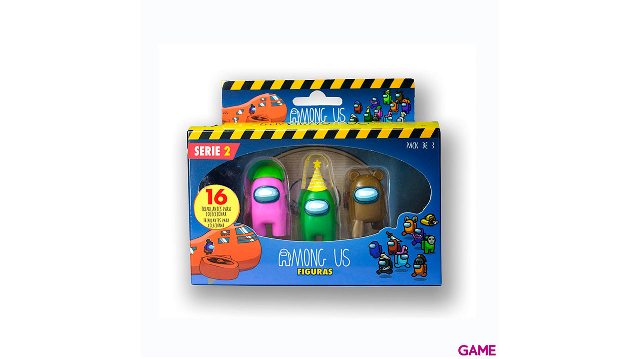 Pack Figuras Among Us: 3 figuras Crewmates-0