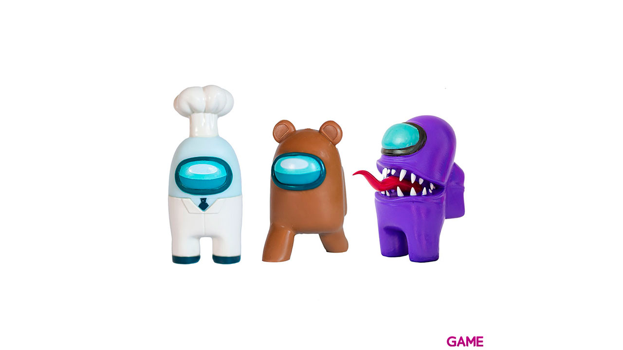 Pack Figuras Among Us: 3 figuras Crewmates-1