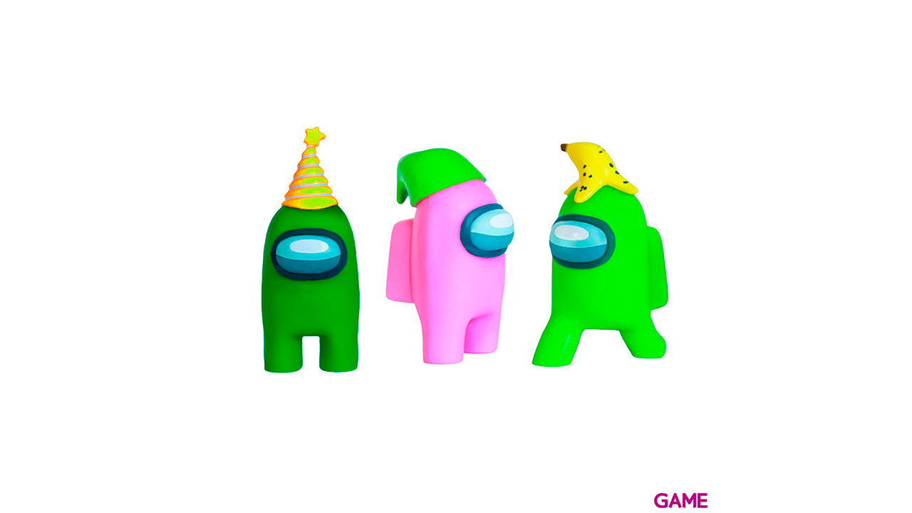 Pack Figuras Among Us: 3 figuras Crewmates-3