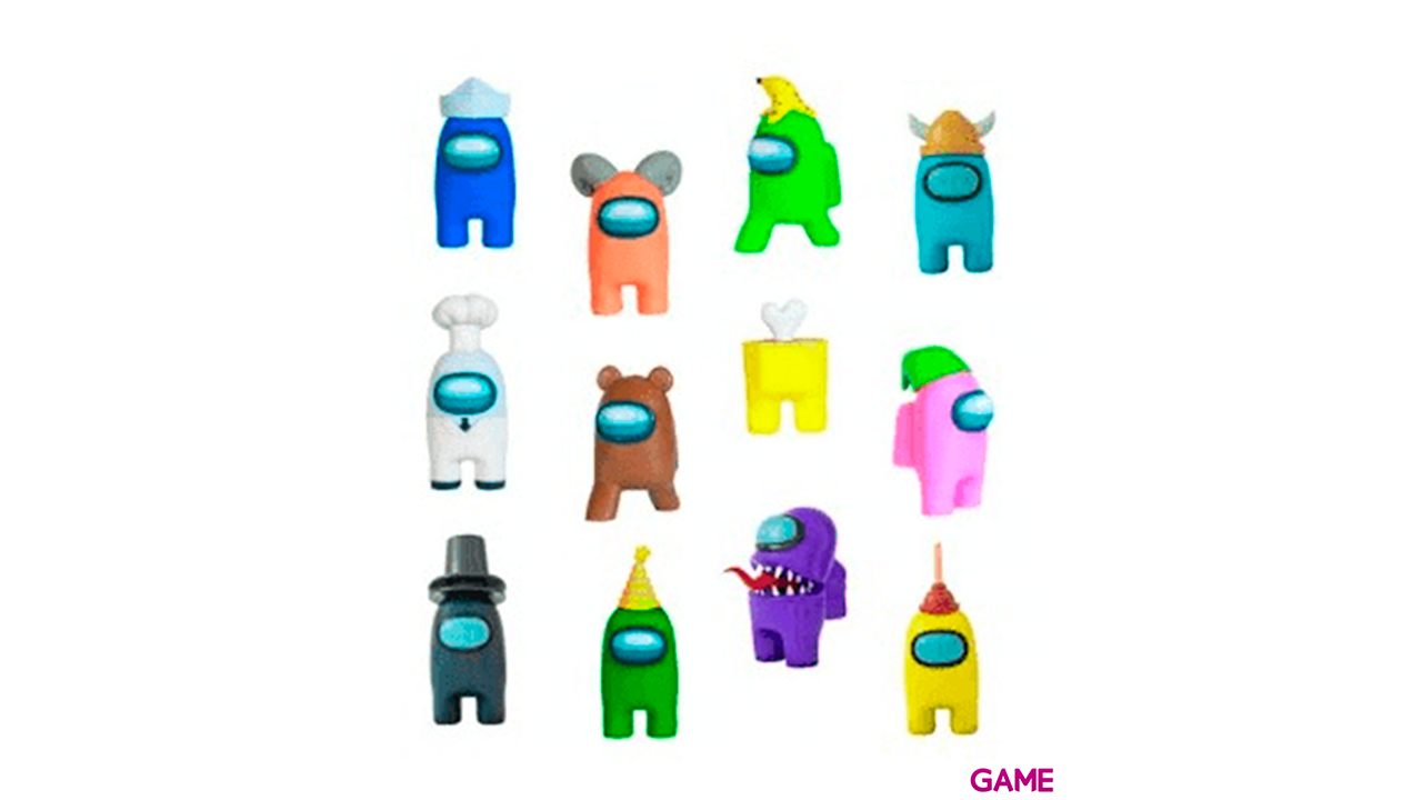 Pack Figuras Among Us: 5 Figuras Crewmates-1