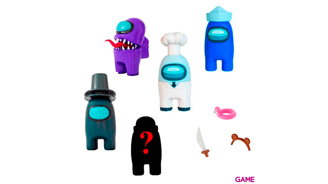Pack Figuras Among Us: 5 Figuras Crewmates-3