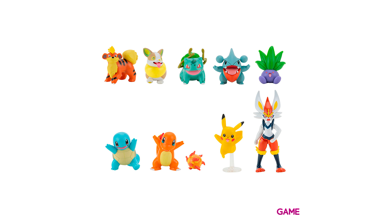 Pack Figuras Pokémon: 10 Figuras-1