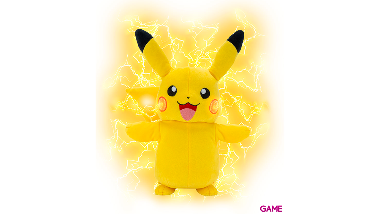 Peluche Pokémon: Pikachu Electrónico-1
