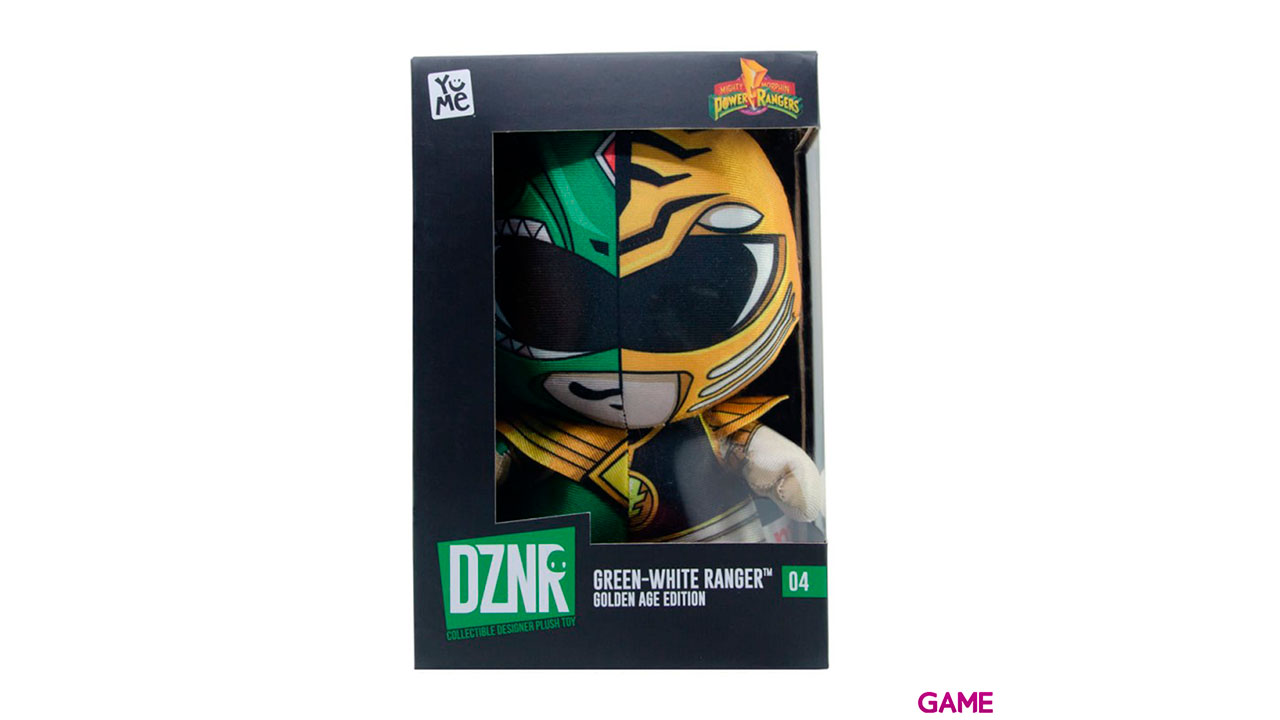 Peluche Power Rangers: Ranger Verde y Blanco Edad de Oro-1