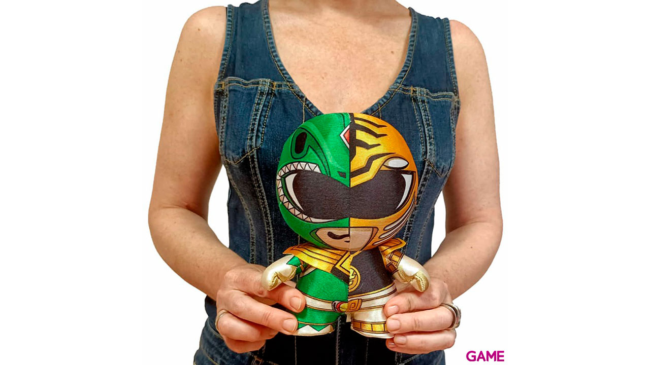 Peluche Power Rangers: Ranger Verde y Blanco Edad de Oro-3