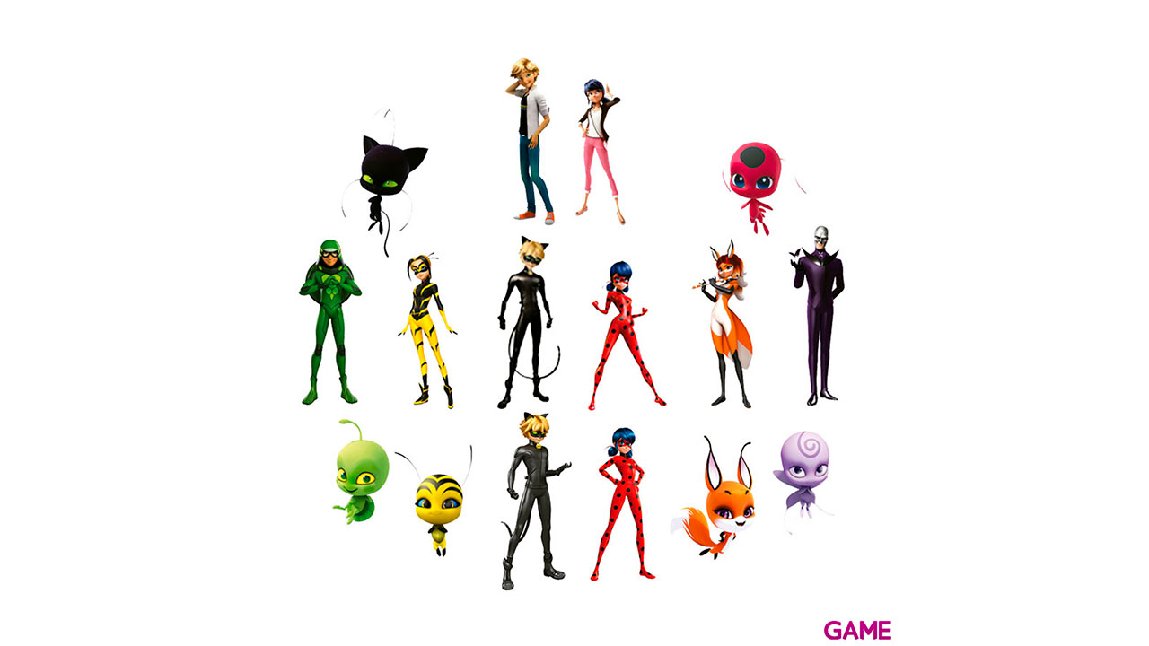 Pack Figuras Miraculous: 12 Toppers-1
