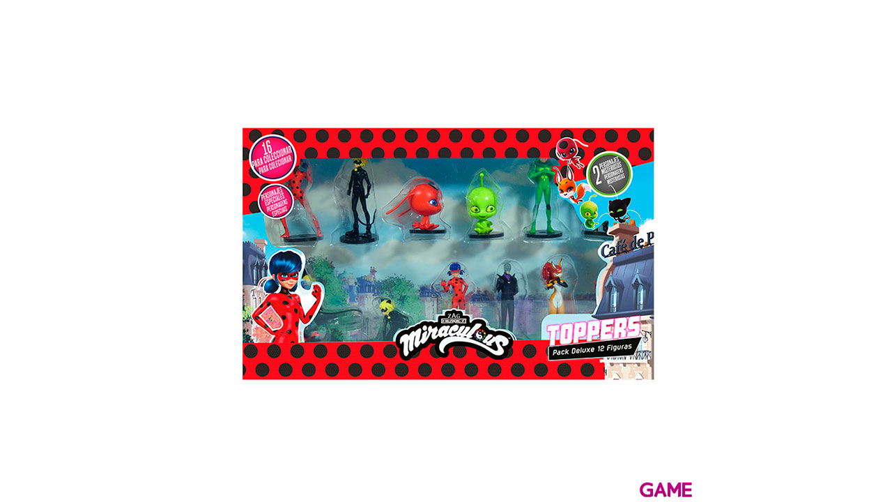 Pack Figuras Miraculous: 12 Toppers-3
