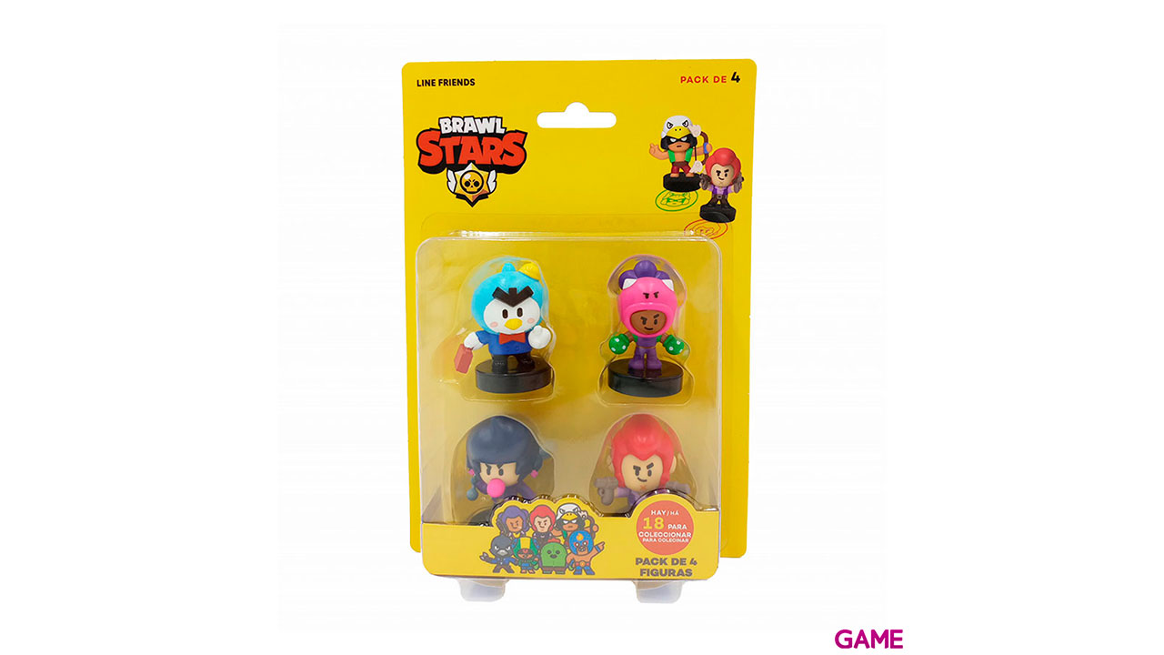 Pack Figuras Brawl Stars: 4 Figuras-3