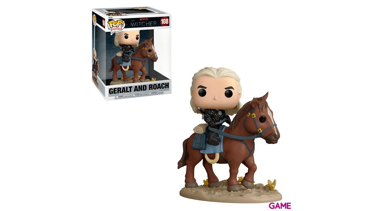 Figura POP The Witcher: Rides Geralt & Roach-0