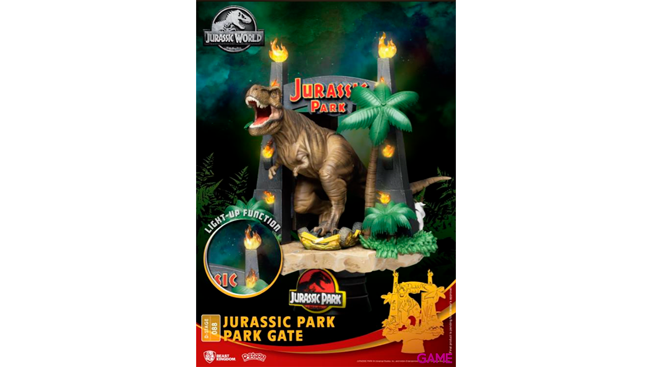 Diorama Jurassic Park: Park Gate-1