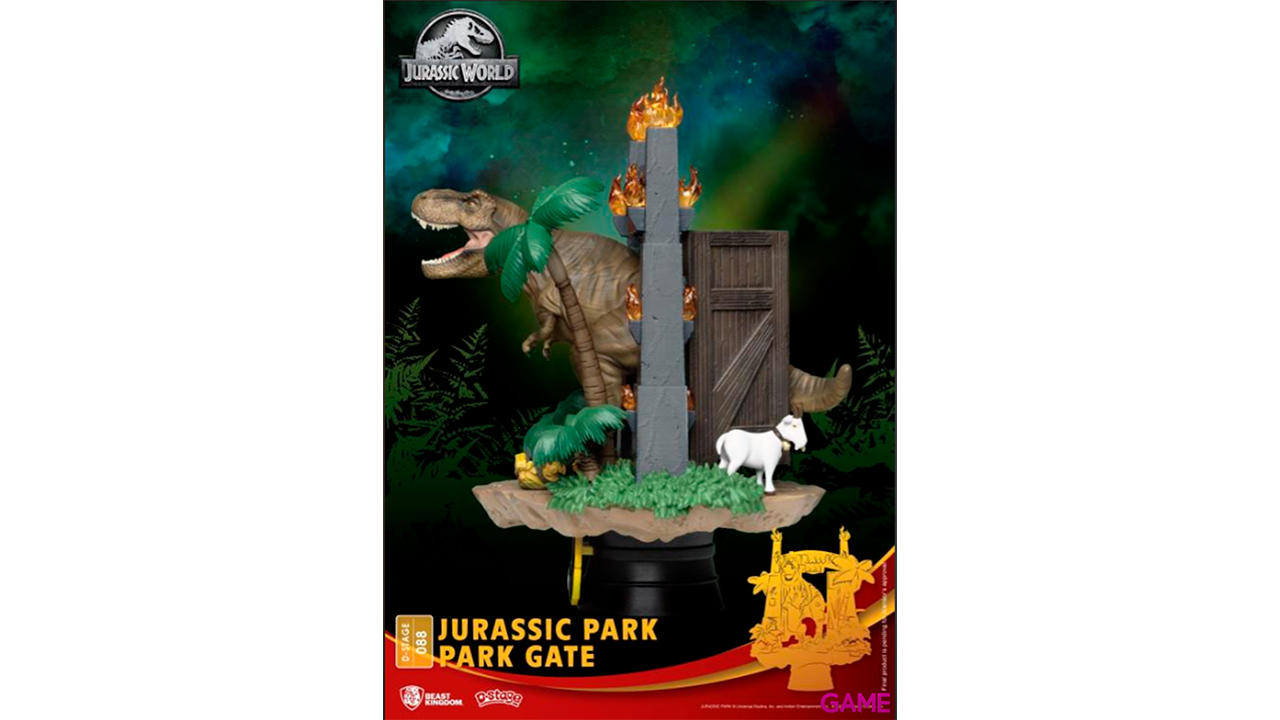 Diorama Jurassic Park: Park Gate-2