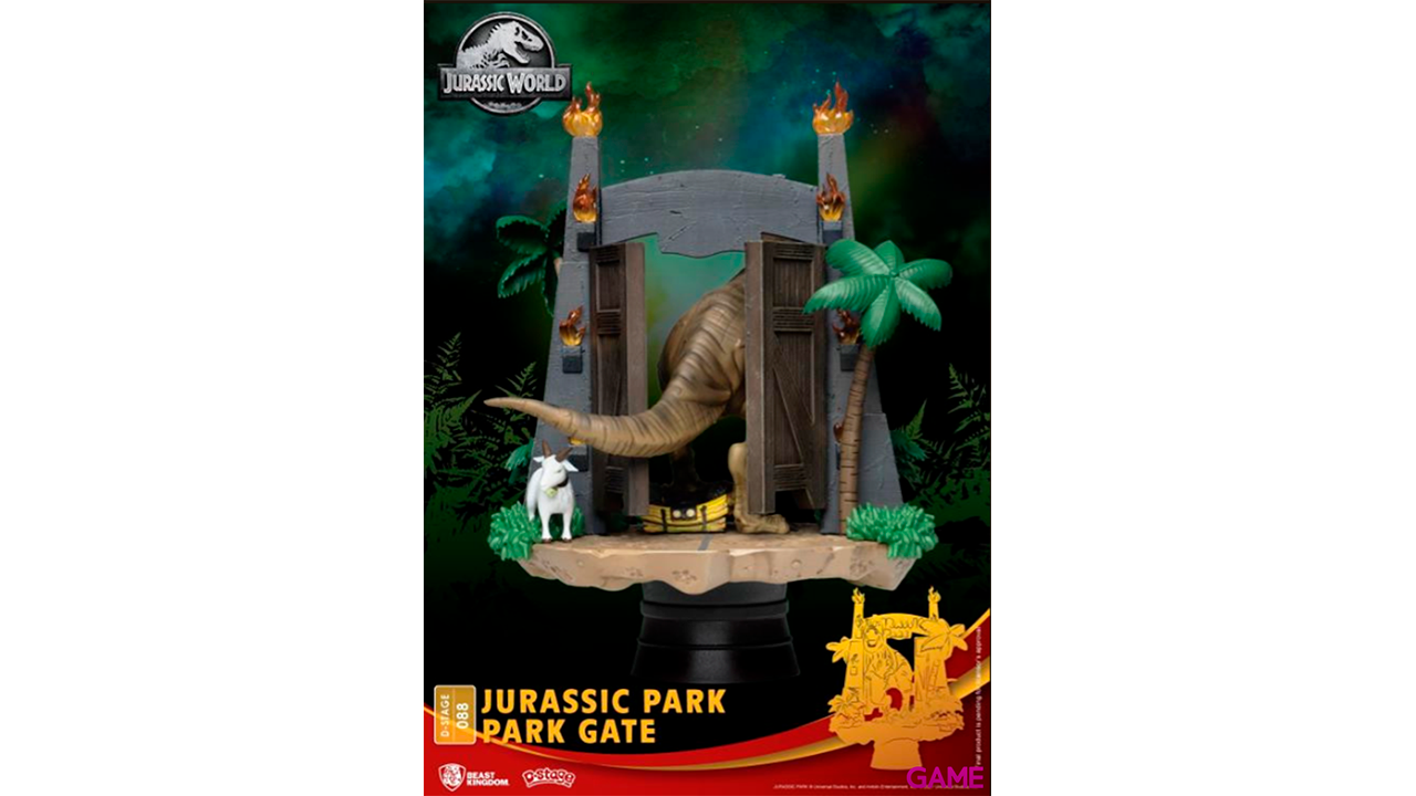 Diorama Jurassic Park: Park Gate-3