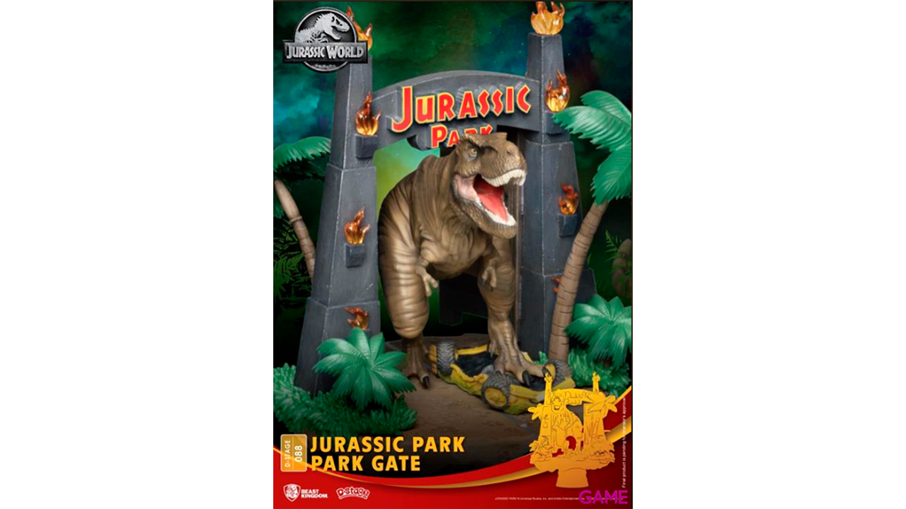 Diorama Jurassic Park: Park Gate-4