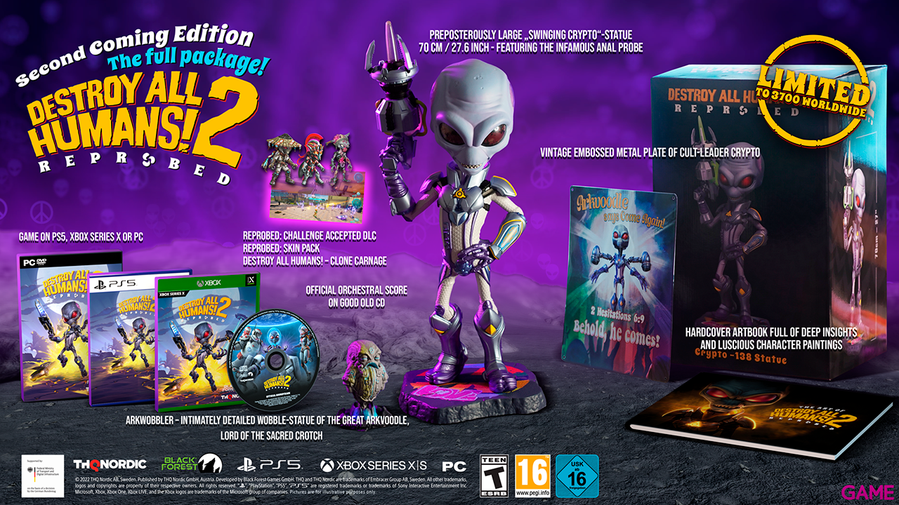 Destroy all Humans 2 Reprobed 2nd Coming Edition-0
