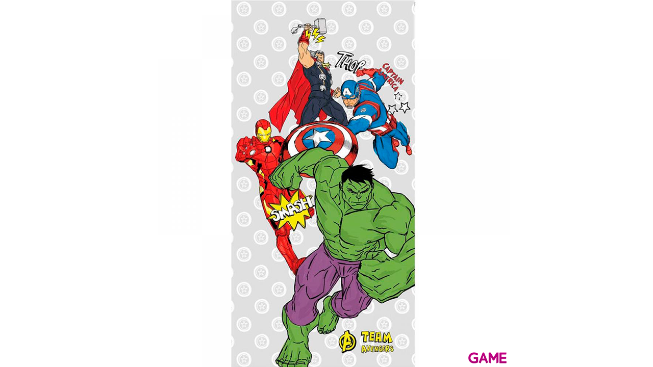 Toalla Marvel: Los Vengadores Avengers Algodón-0