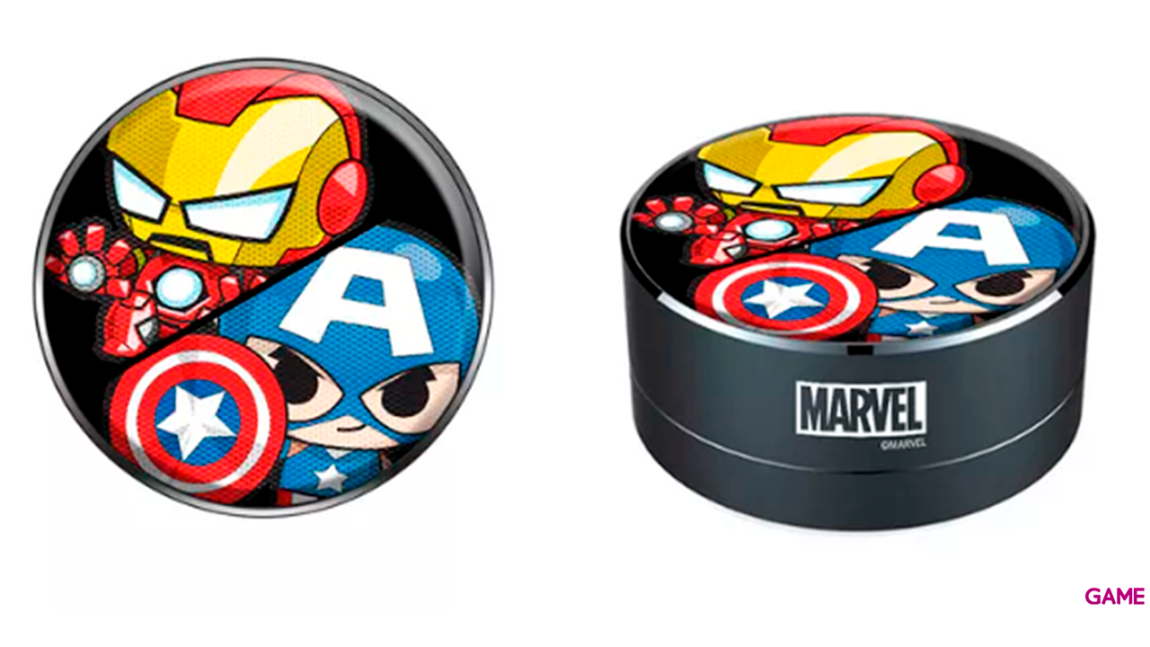 Altavoz Bluetooth 5.0 Marvel Iron Man y Capitán América-0
