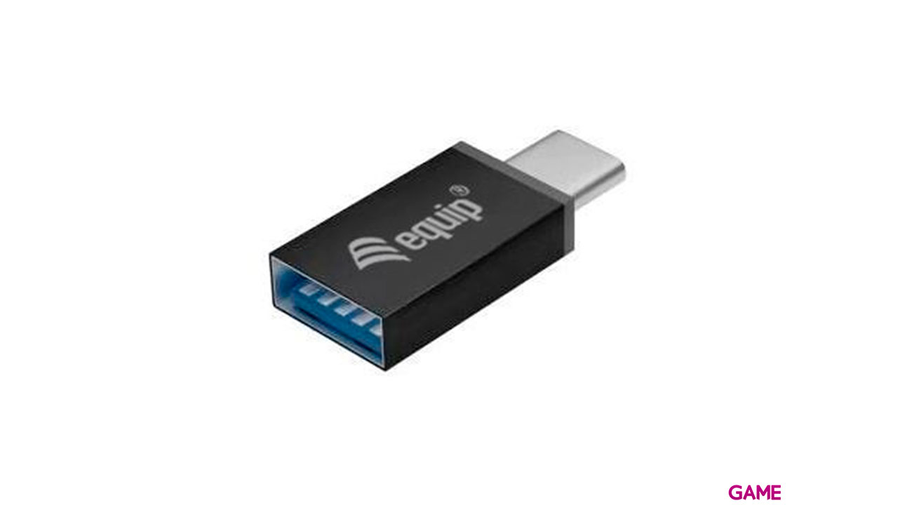 EQUIP Hub USB 3.0 - 4 puertos - incluye adaptador USB-C - Hub USB-2