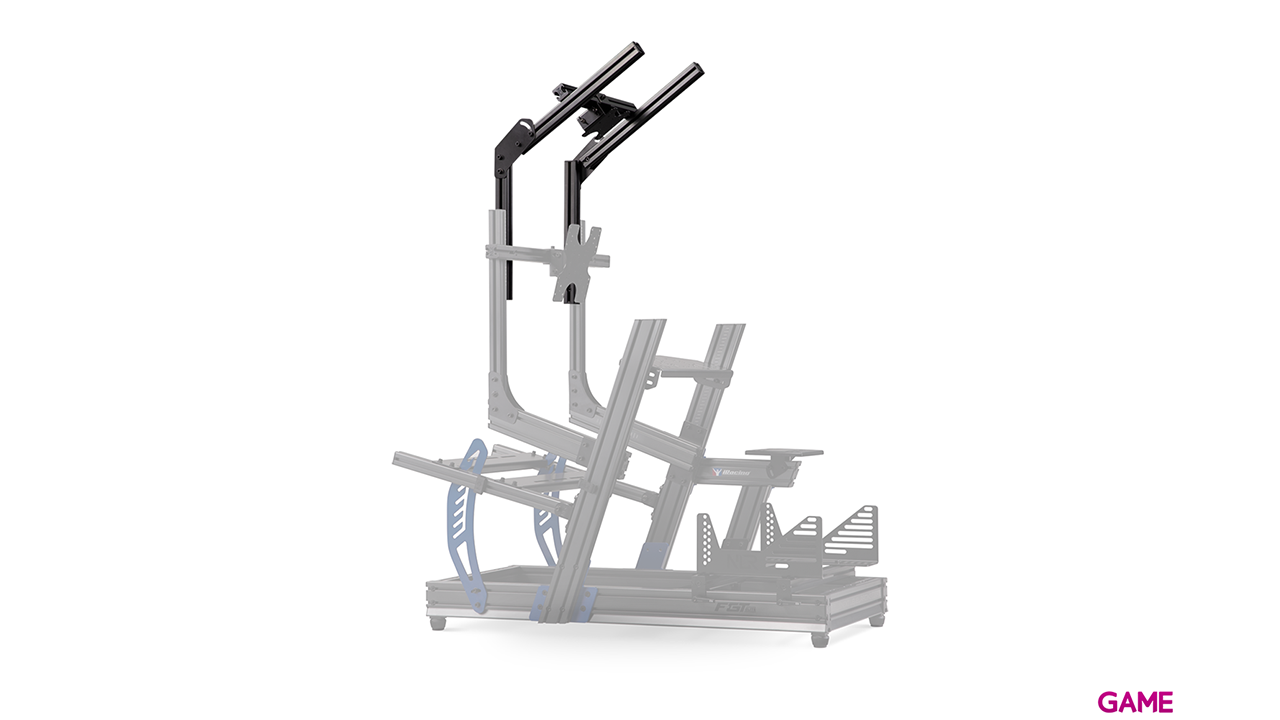 Next Level Racing F-GT Elite Direct Mount Overhead Monitor Add-On Carbon Grey-2