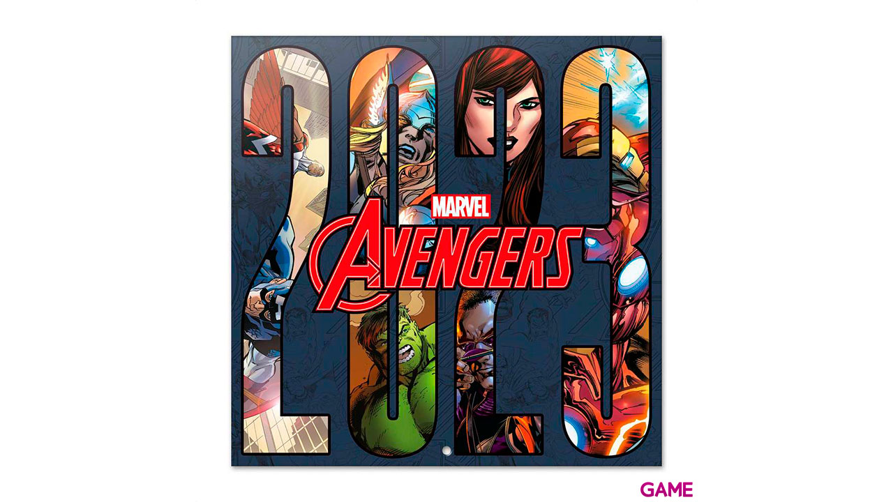 Calendario 2023 Marvel: Los Vengadores 30x30cm-0