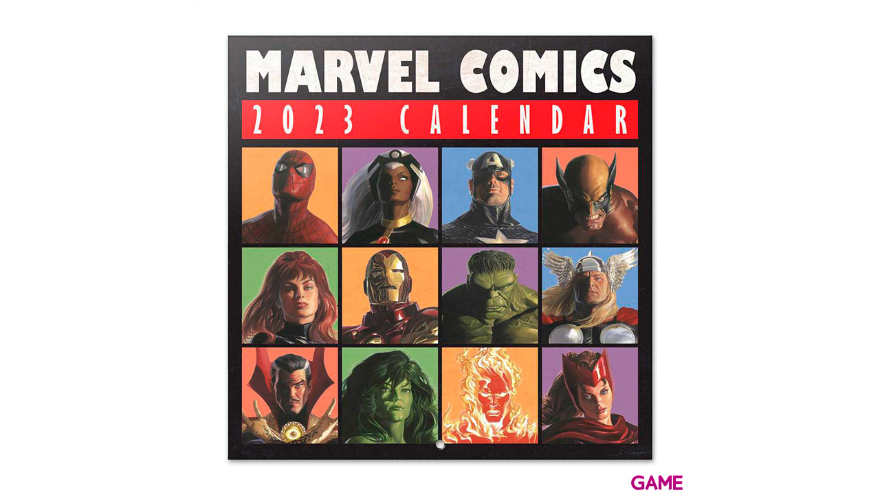 Calendario 2023 Marvel: Comics 30x30cm-0