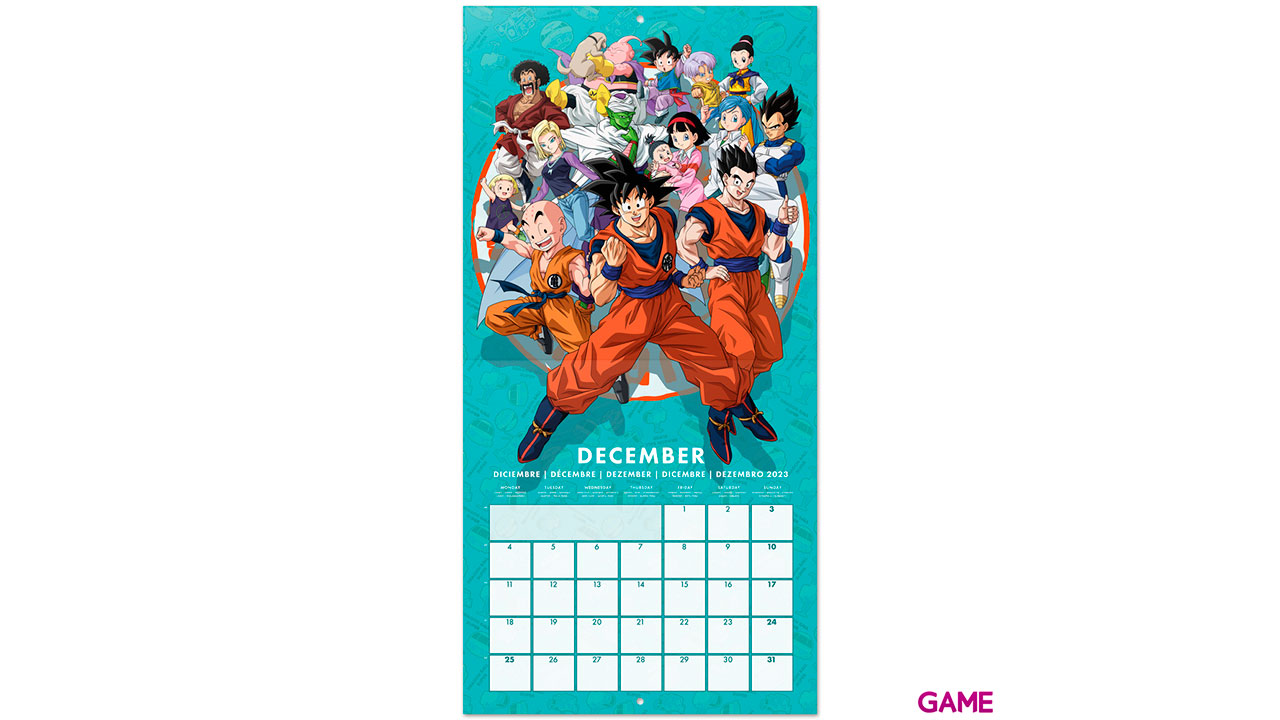 Calendario 2023 Dragon Ball 30x30cm-2