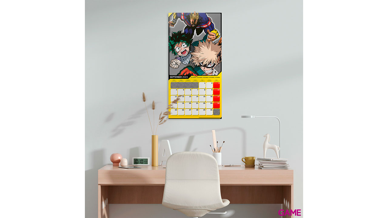 Calendario 2023 My hero Academia 30x30cm-3