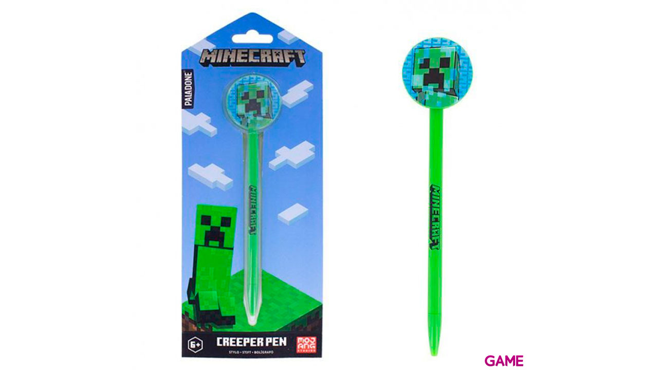 Set Bolígrafo Minecraft: Creeper-0