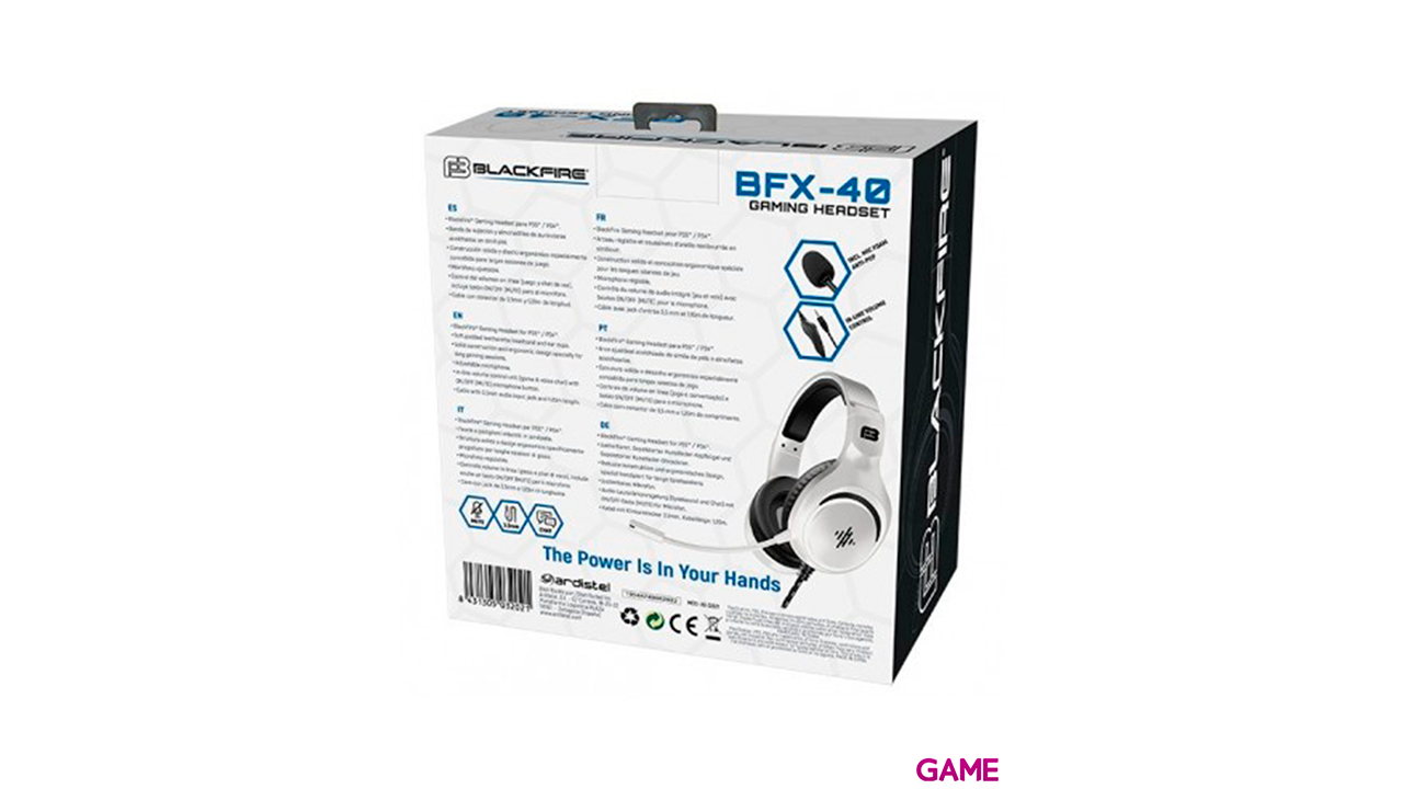 Auriculares Ardistel Blackfire BFX-40 PS4-PS5-PC-3