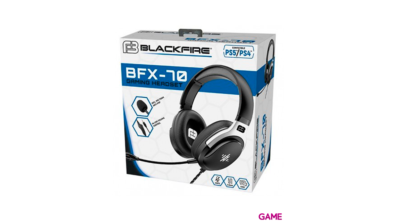 Auriculares Ardistel Blackfire BFX-70 PS4-PS5-PC-0