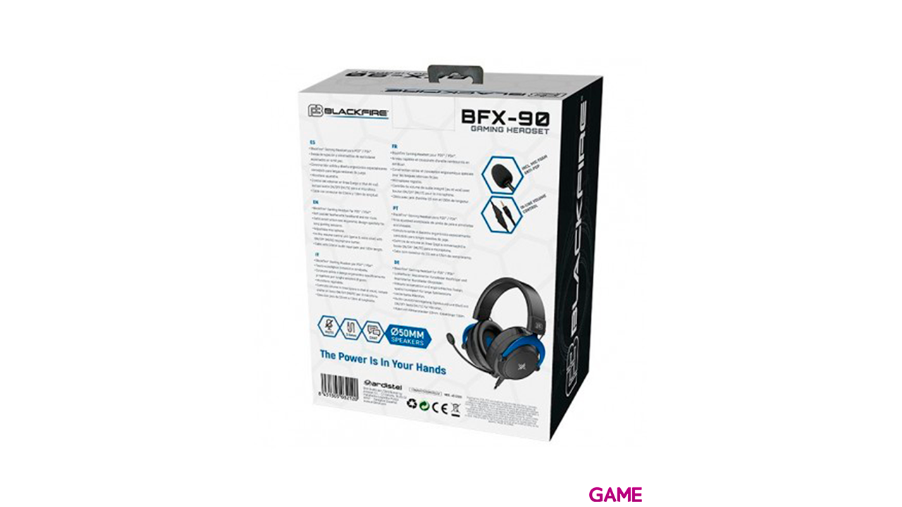 Auriculares Ardistel Blackfire BFX-90 PS4-PS5-PC-3