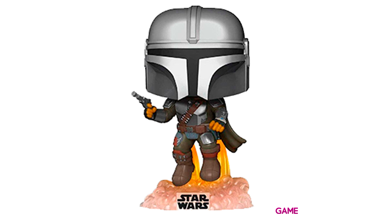 Figura POP Star Wars: Mando Flying Blaster-0